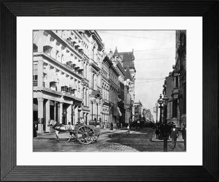 Framed Print : Philadelphia Street Framed Print : Philadelphia Street