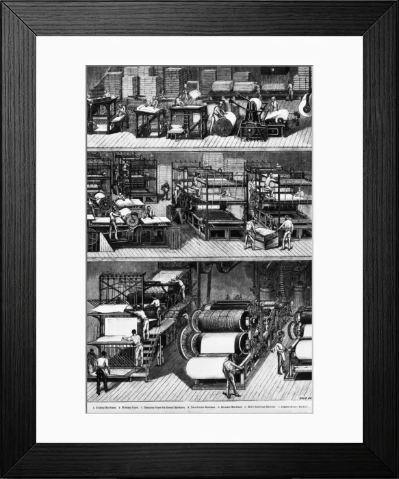 Framed Print : Printing Works Framed Print : Printing Works