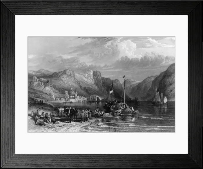 Framed Print : Bacharach Town Framed Print : Bacharach Town
