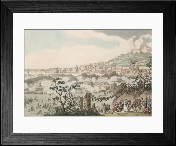 Framed Print : Capture Of Naples Framed Print : Capture Of Naples