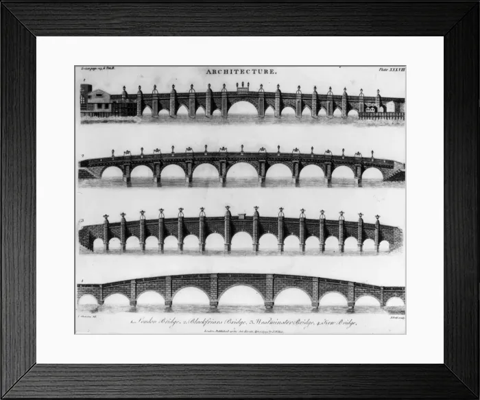 Framed Print : City Bridges Framed Print : City Bridges