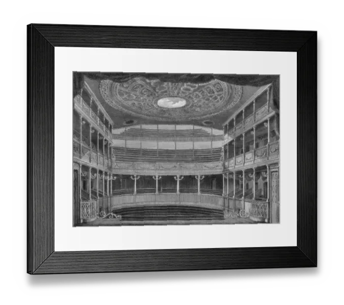 Framed Print : Theatre Royal Framed Print : Theatre Royal