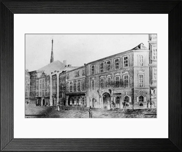 Framed Print : Mozarts death place Framed Print : Mozarts death place