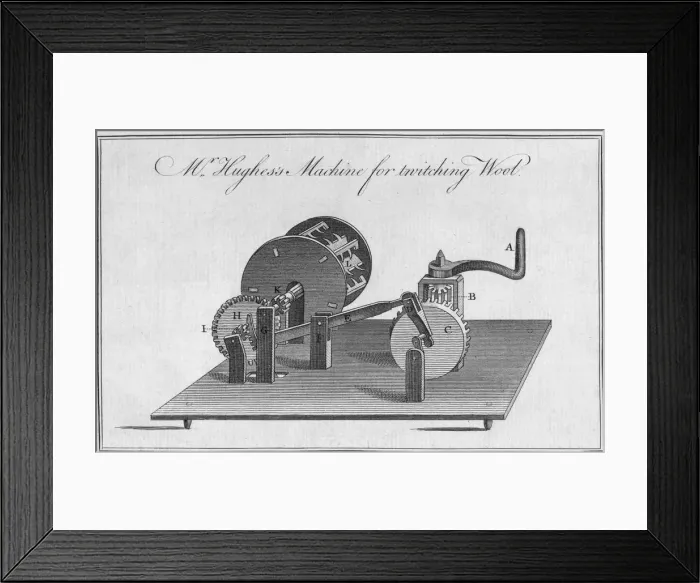 Framed Print : Wool Machine Framed Print : Wool Machine