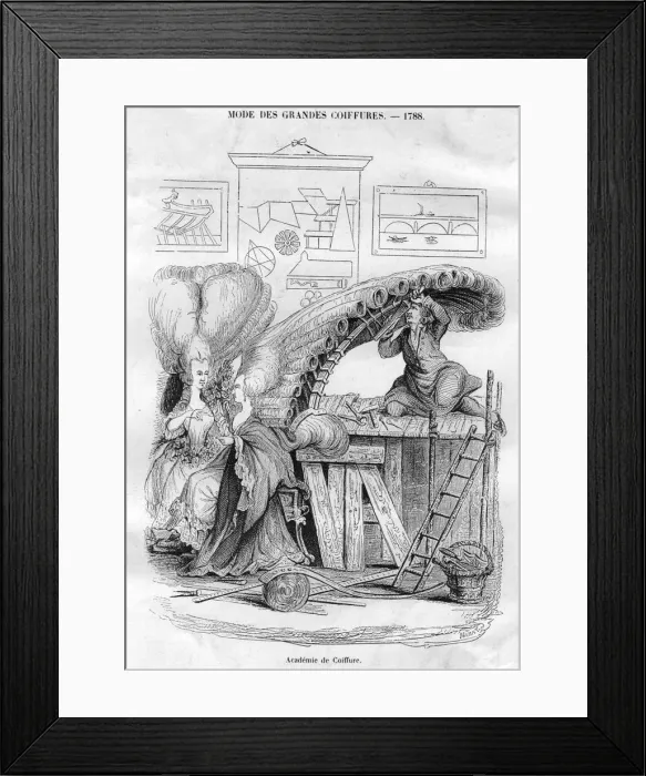 Framed Print : Grand Coiffures Framed Print : Grand Coiffures