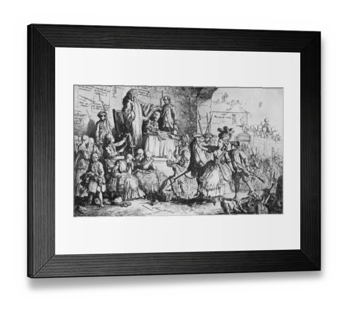 Framed Print : Hooker Round-Up Framed Print : Hooker Round-Up