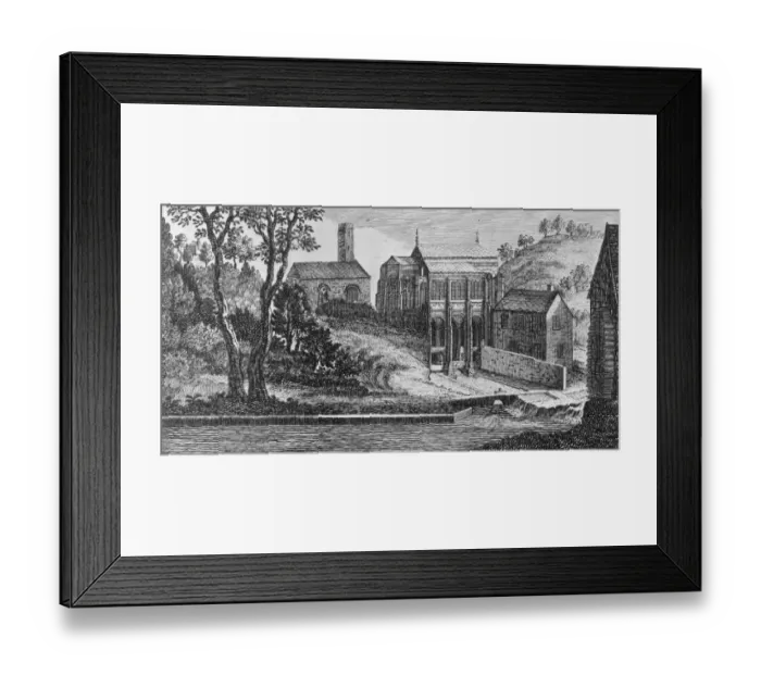 Framed Print : Holywell. The north view of St. Winefreds Well Framed Print : Holywell. The north view of St. Winefreds Well