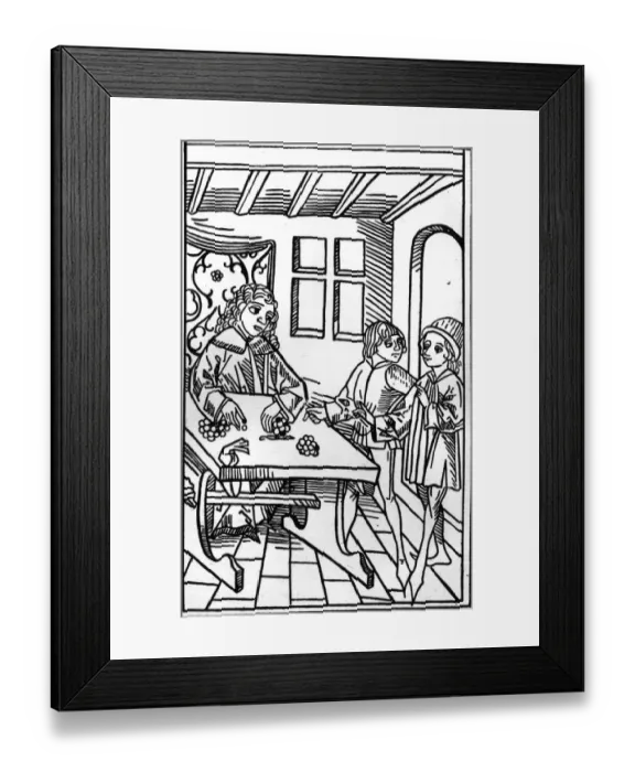 Framed Print : Moneychanger Framed Print : Moneychanger