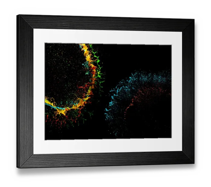 Framed Print : Mixing Liquids