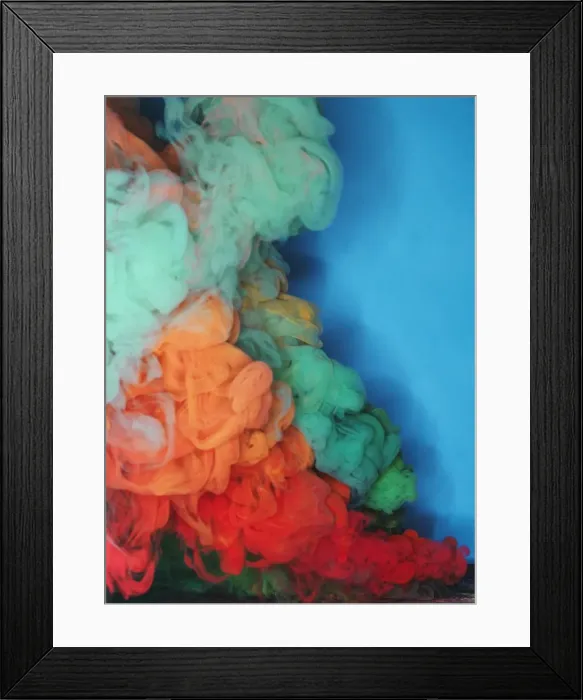 Framed Print : Colored smoke Framed Print : Colored smoke
