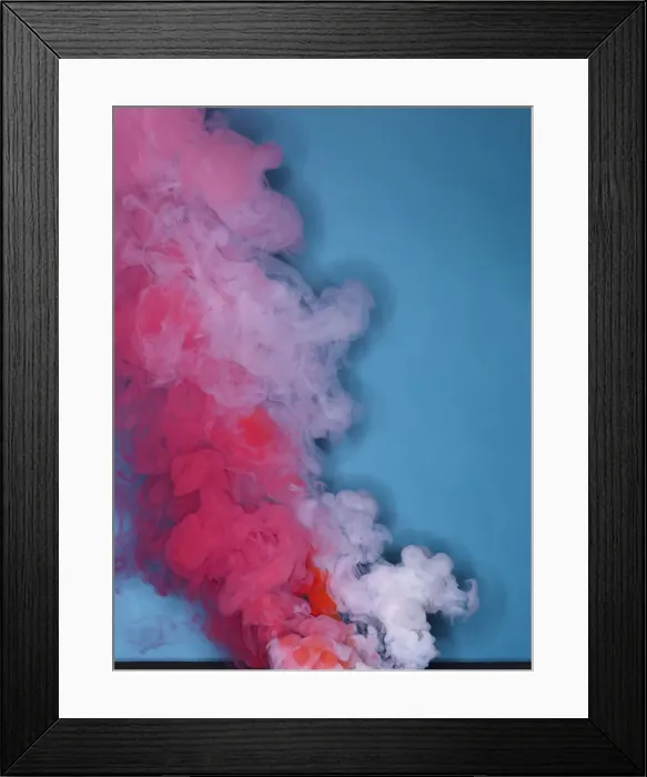 Framed Print : Colored smoke Framed Print : Colored smoke