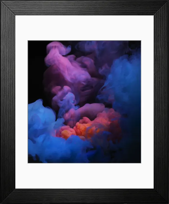 Framed Print : Smoke. Colored smoke that rises up and mixes in beautiful abstractions Framed Print : Smoke. Colored smoke that rises up and mixes in beautiful abstractions