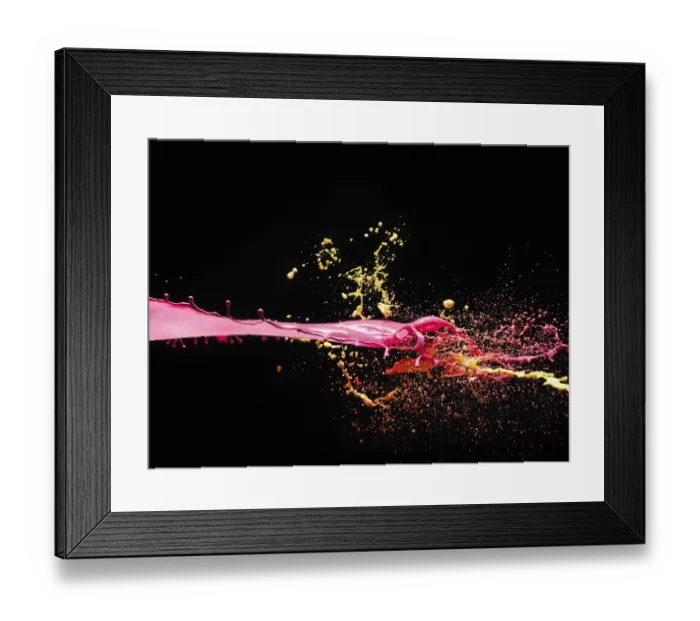 Framed Print : Color splash
