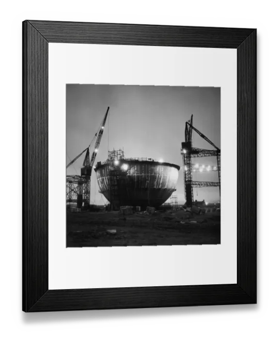 Framed Print : Dounreay. The bottom half of the worlds first electricity-producing fast Framed Print : Dounreay. The bottom half of the worlds first electricity-producing fast