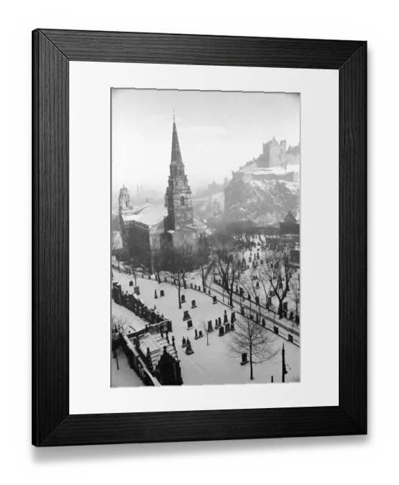 Framed Print : Winter Graveyard Framed Print : Winter Graveyard