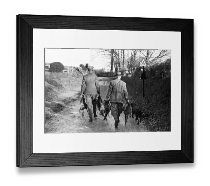Framed Print : Hunters Head Home Framed Print : Hunters Head Home