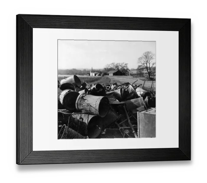 Framed Print : Metal Dump Framed Print : Metal Dump