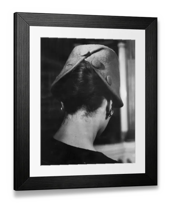 Framed Print : Button Back Hat Framed Print : Button Back Hat