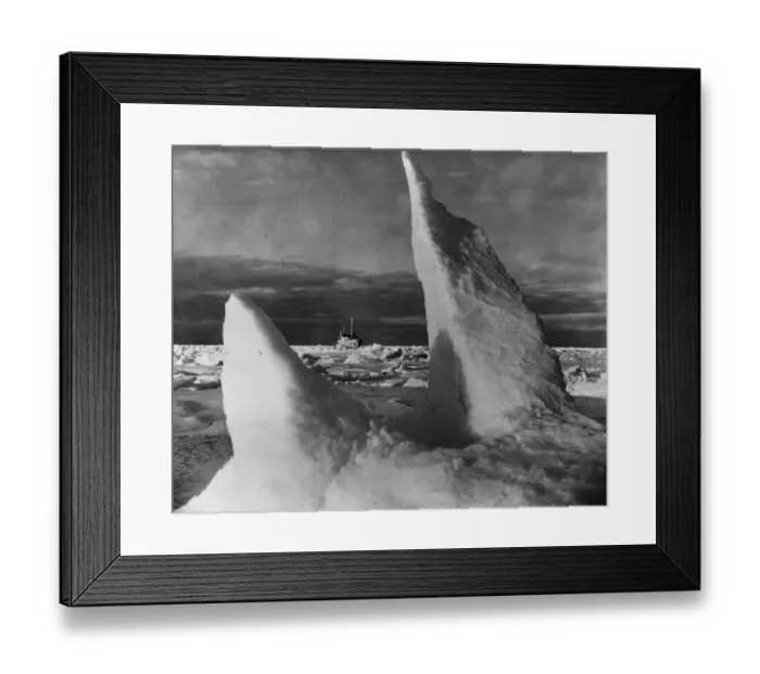 Framed Print : The White Continent Framed Print : The White Continent