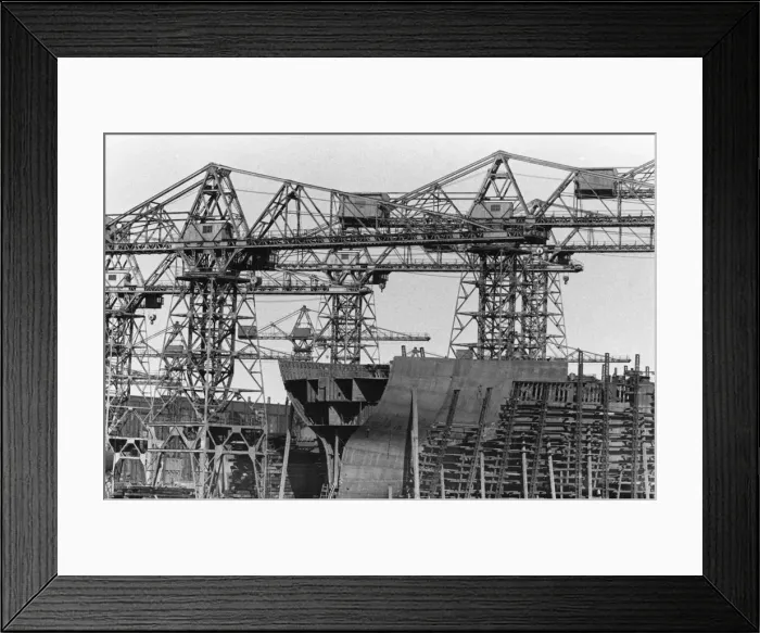 Framed Print : Ship Building Strike Framed Print : Ship Building Strike