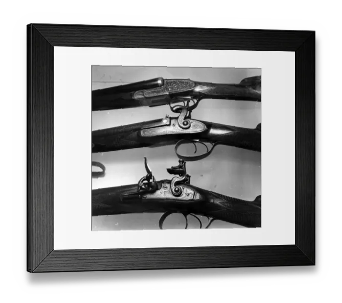 Framed Print : Old Sporting Guns