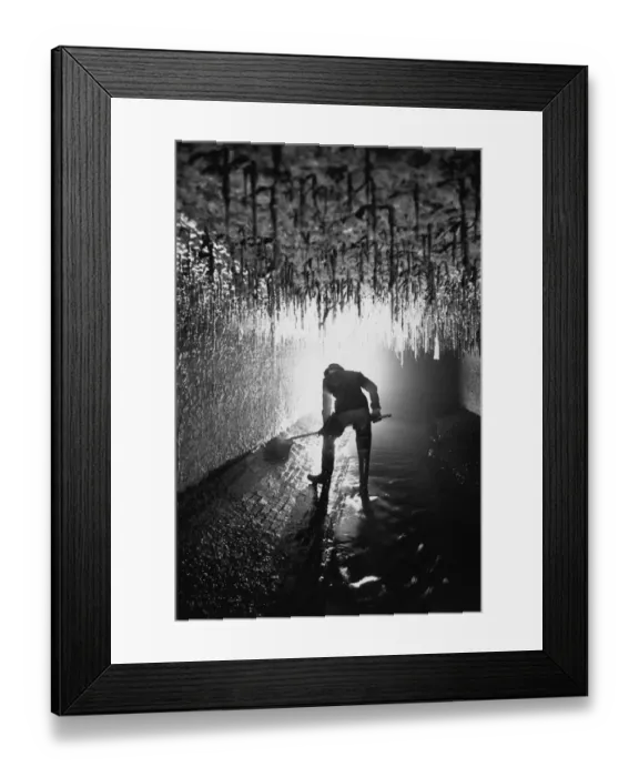 Framed Print : Sewer Man Under London Framed Print : Sewer Man Under London