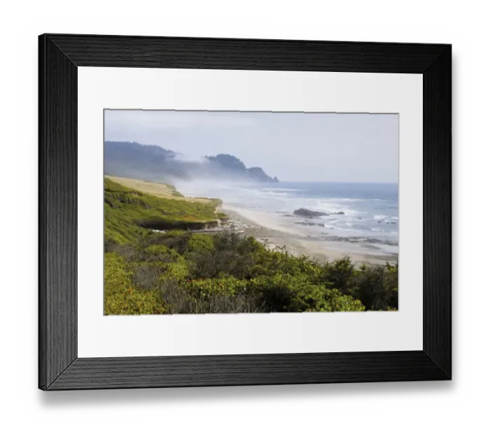 Framed Print : Fog Along The Oregon Coastline Framed Print : Fog Along The Oregon Coastline