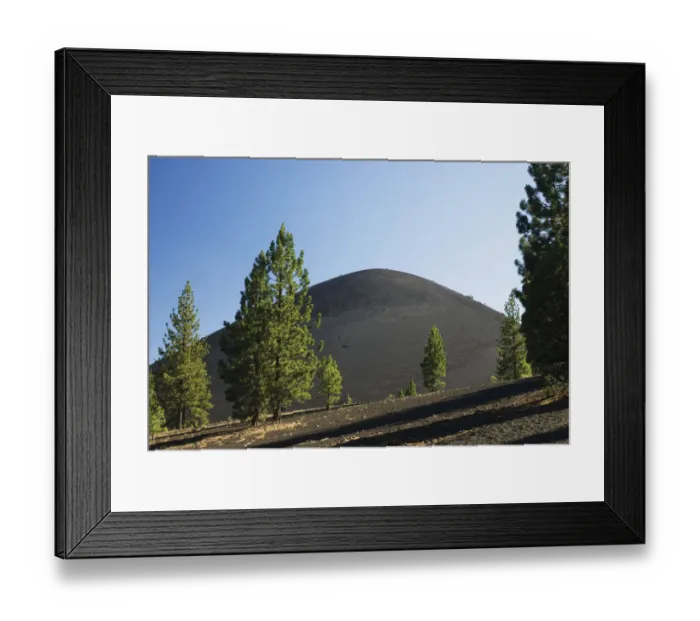 Framed Print : Volcanic Cinder Cone Lassen Volcanic National Park Framed Print : Volcanic Cinder Cone Lassen Volcanic National Park