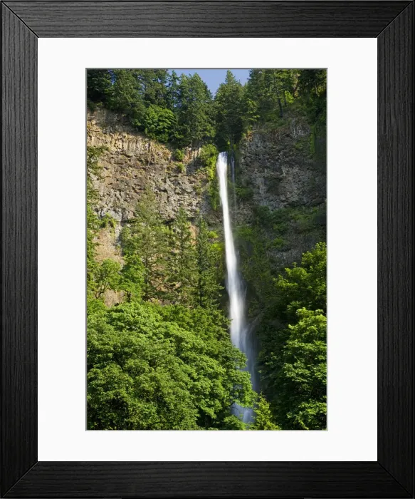 Framed Print : The Upper Multnomah Waterfall Framed Print : The Upper Multnomah Waterfall