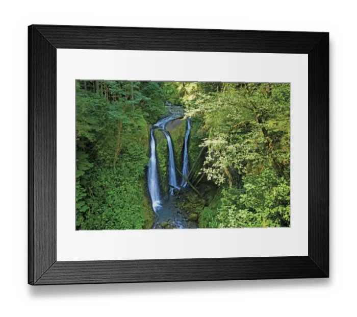 Framed Print : Triple Waterfall Framed Print : Triple Waterfall