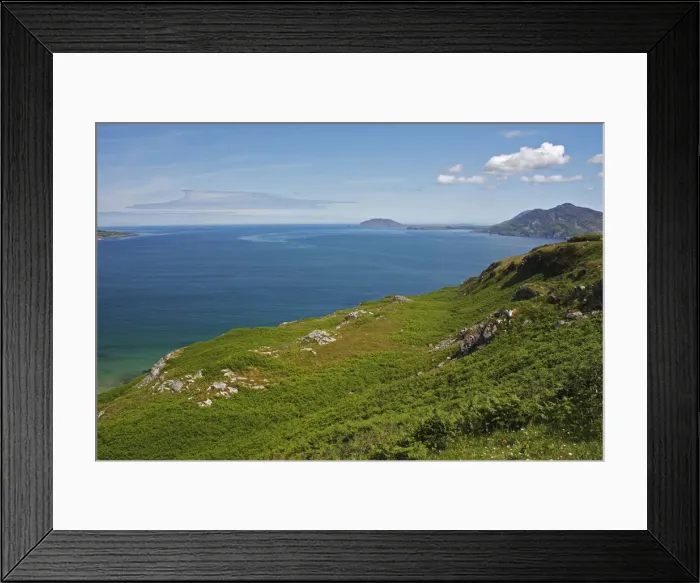 Framed Print : Sea Cliffs Near Portsalon Framed Print : Sea Cliffs Near Portsalon