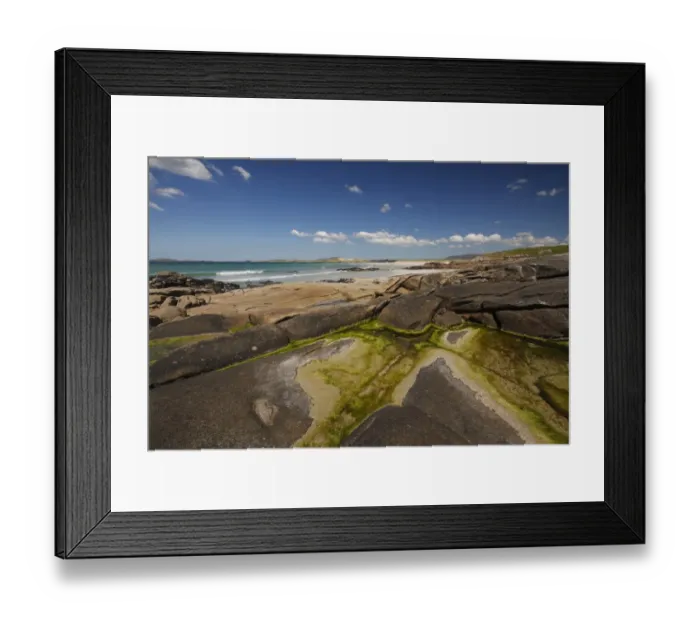 Framed Print : Carrickfinn Beach And Boundary Of Donegal Airport On The Coast Framed Print : Carrickfinn Beach And Boundary Of Donegal Airport On The Coast