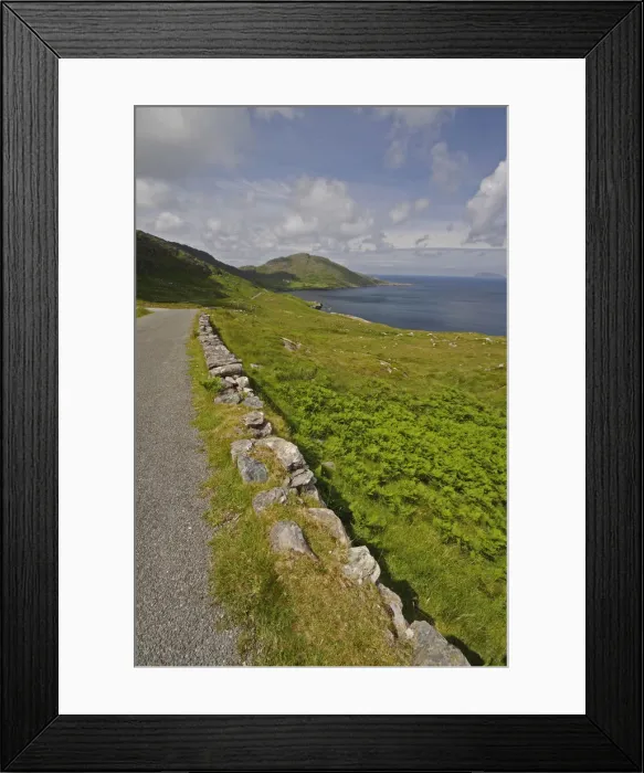 Framed Print : Road Winding Round The Coastline Of The Beara Peninsula In West Cork Framed Print : Road Winding Round The Coastline Of The Beara Peninsula In West Cork