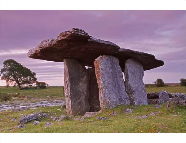 Poulnabrone Portal Dolmen In The Burren Region