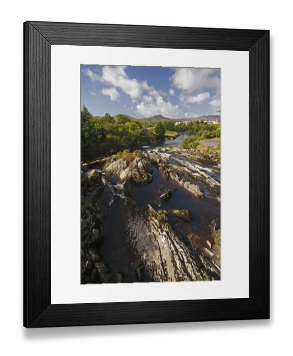 Framed Print : Sneem River And Rocks Below The Village On The Ring Of Kerry