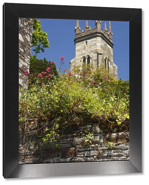 Church Tower In Castletownsend Village In West Cork