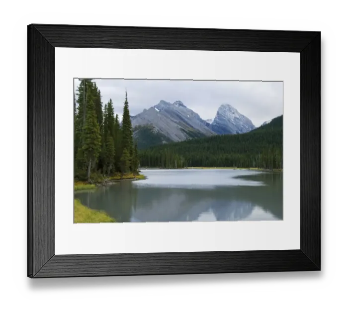 Framed Print : Mud Lake In Kananaskis Provincial Park Framed Print : Mud Lake In Kananaskis Provincial Park