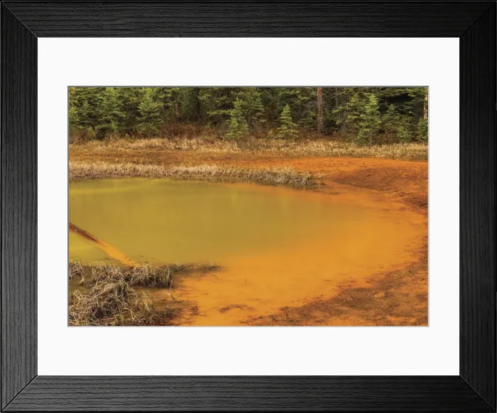 Framed Print : The Paint Pots Of Kootenay National Park Framed Print : The Paint Pots Of Kootenay National Park