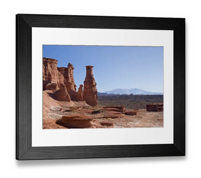 Framed Print : landscape in talampaya national park Framed Print : landscape in talampaya national park