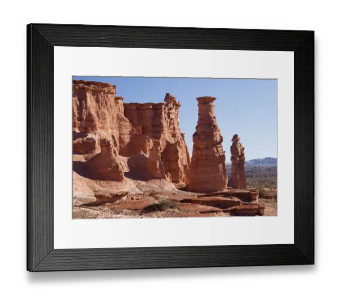 Framed Print : landscape in talampaya national park Framed Print : landscape in talampaya national park