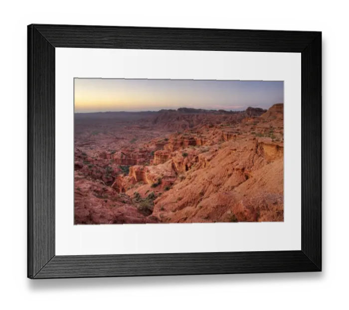 Framed Print : landscape in ischigualasto provincial park