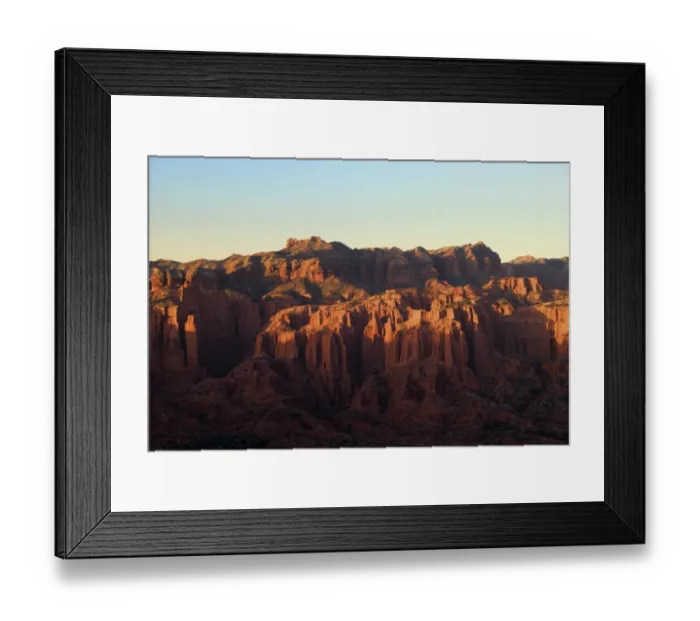 Framed Print : landscape in ischigualasto provincial park