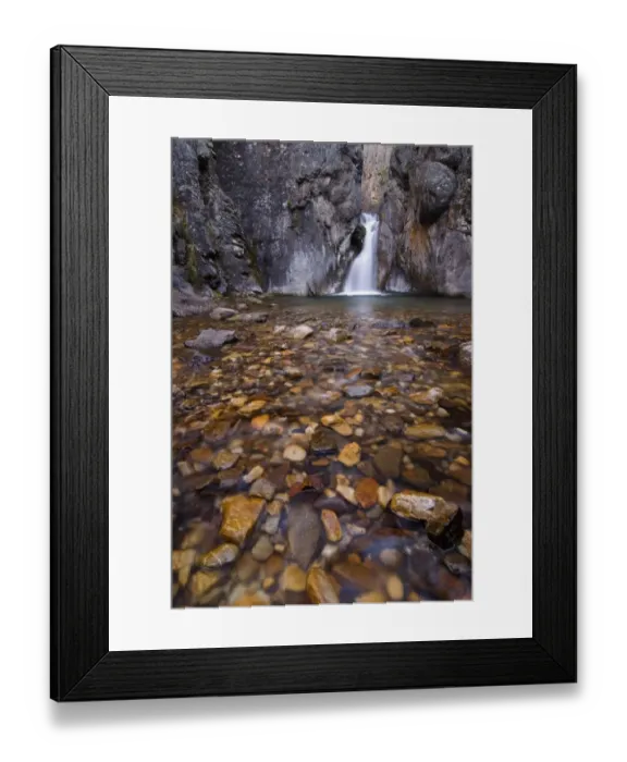 Framed Print : cat creek falls Framed Print : cat creek falls