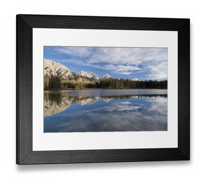 Framed Print : spillway lake in kananaskis country Framed Print : spillway lake in kananaskis country