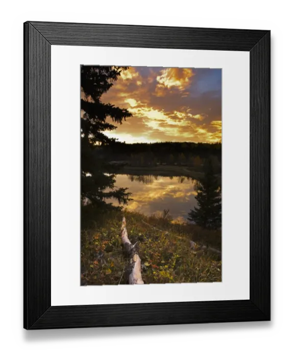 Framed Print : sunrise in autumn Framed Print : sunrise in autumn