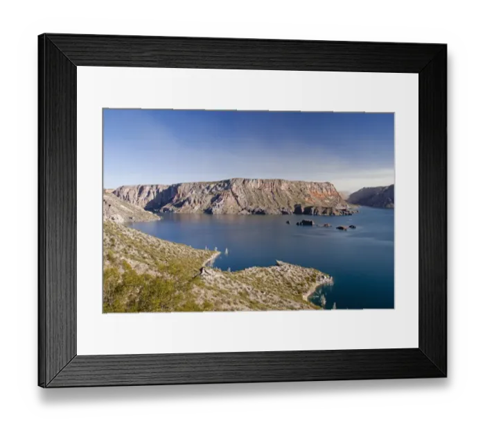 Framed Print : The Lake In Canon Del Atuel Framed Print : The Lake In Canon Del Atuel