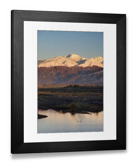Framed Print : sunrise on the andes near the city of mendoza Framed Print : sunrise on the andes near the city of mendoza