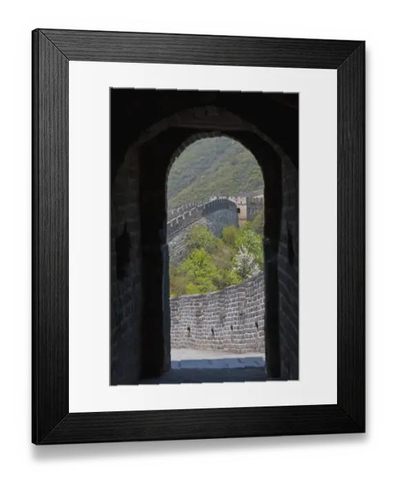 Framed Print : great wall of china outside beijing at mutianyu Framed Print : great wall of china outside beijing at mutianyu
