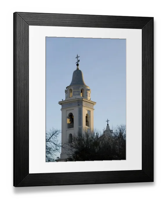 Framed Print : Bell Tower Of The Recoleta Church: Buenos Aires, Argentina