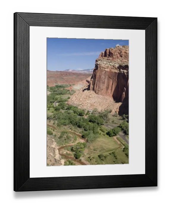 Framed Print : The Fruita Oasis In Capitol Reef National Park Framed Print : The Fruita Oasis In Capitol Reef National Park